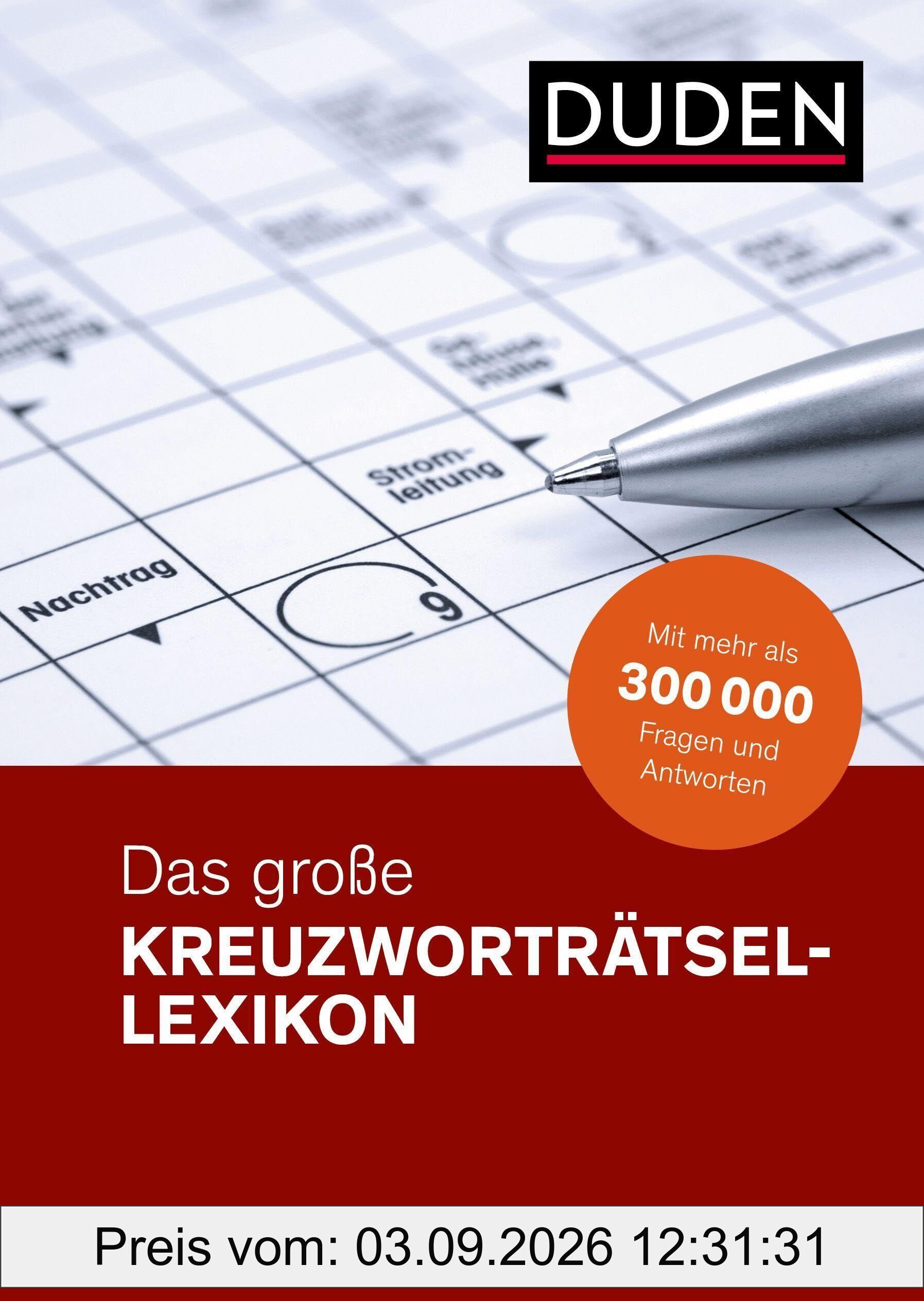Duden - Das große Kreuzworträtsel-Lexikon