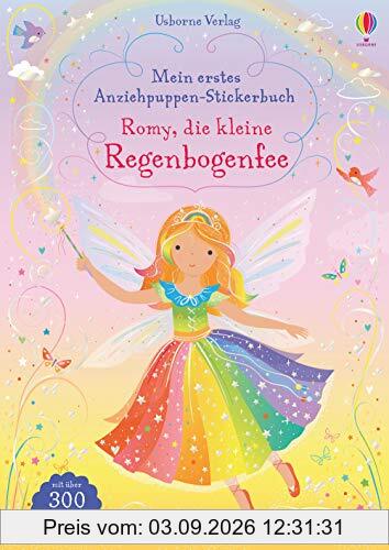 Mein erstes Anziehpuppen-Stickerbuch: Romy, die kleine Regenbogenfee
