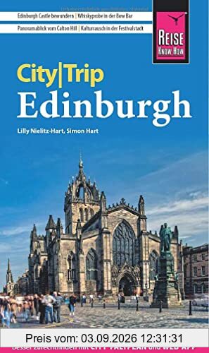 Reise Know-How CityTrip Edinburgh: Reiseführer mit Stadtplan und kostenloser Web-App