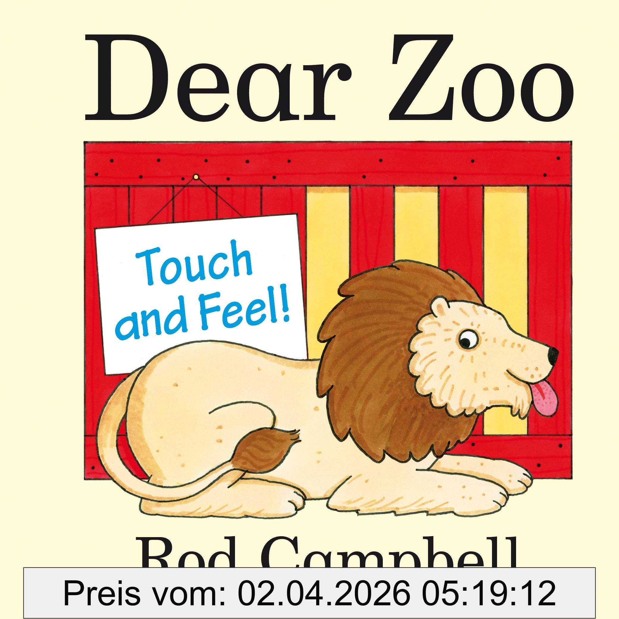 Rod Campbell Dear Zoo Touch And Feel Book