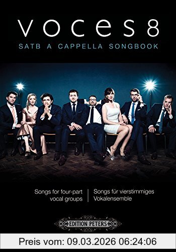 VOCES8 Satb A Cappella Songbook, Songs For Four-part Vocal Groups