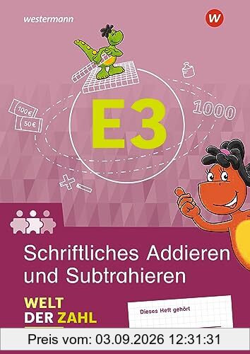 Welt der Zahl Inklusiv - Ausgabe 2021: Inklusionsheft E3 (Welt der Zahl: Inklusionsmaterialien - Ausgabe 2021)
