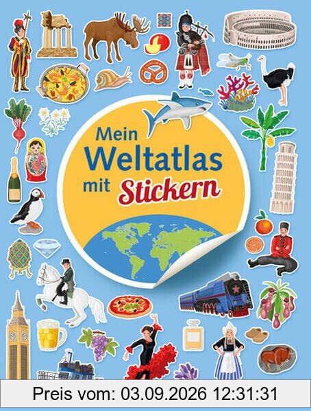 Mein Weltatlas mit Stickern