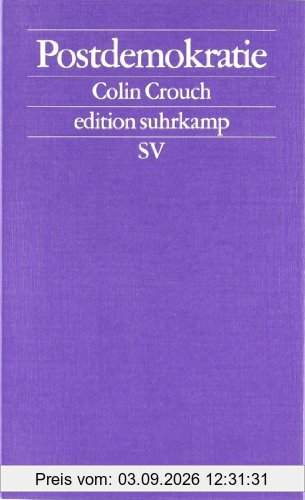 Postdemokratie (edition suhrkamp)
