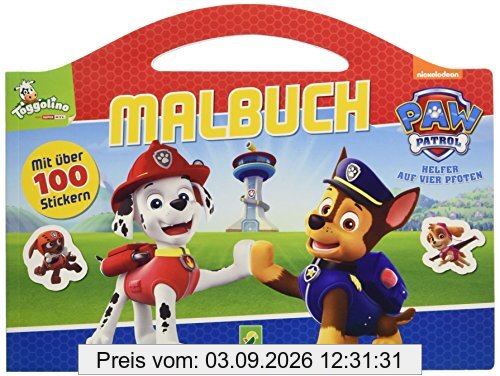 PAW Patrol Malbuch: Mit über 100 Stickern
