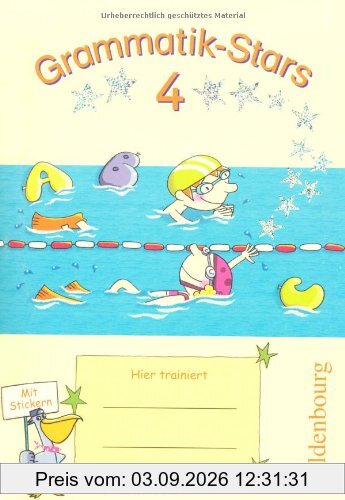 Grammatik-Stars 4. Ãbungsheft