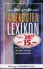 Das große Anekdoten-Lexikon