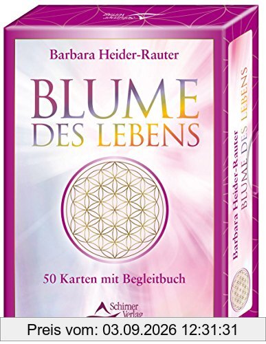 Blume des Lebens: 50 Karten mit Begleitbuch