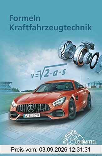 Formeln Kraftfahrzeugtechnik