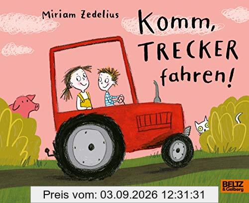 Komm, Trecker fahren!: Vierfarbiges Pappbilderbuch