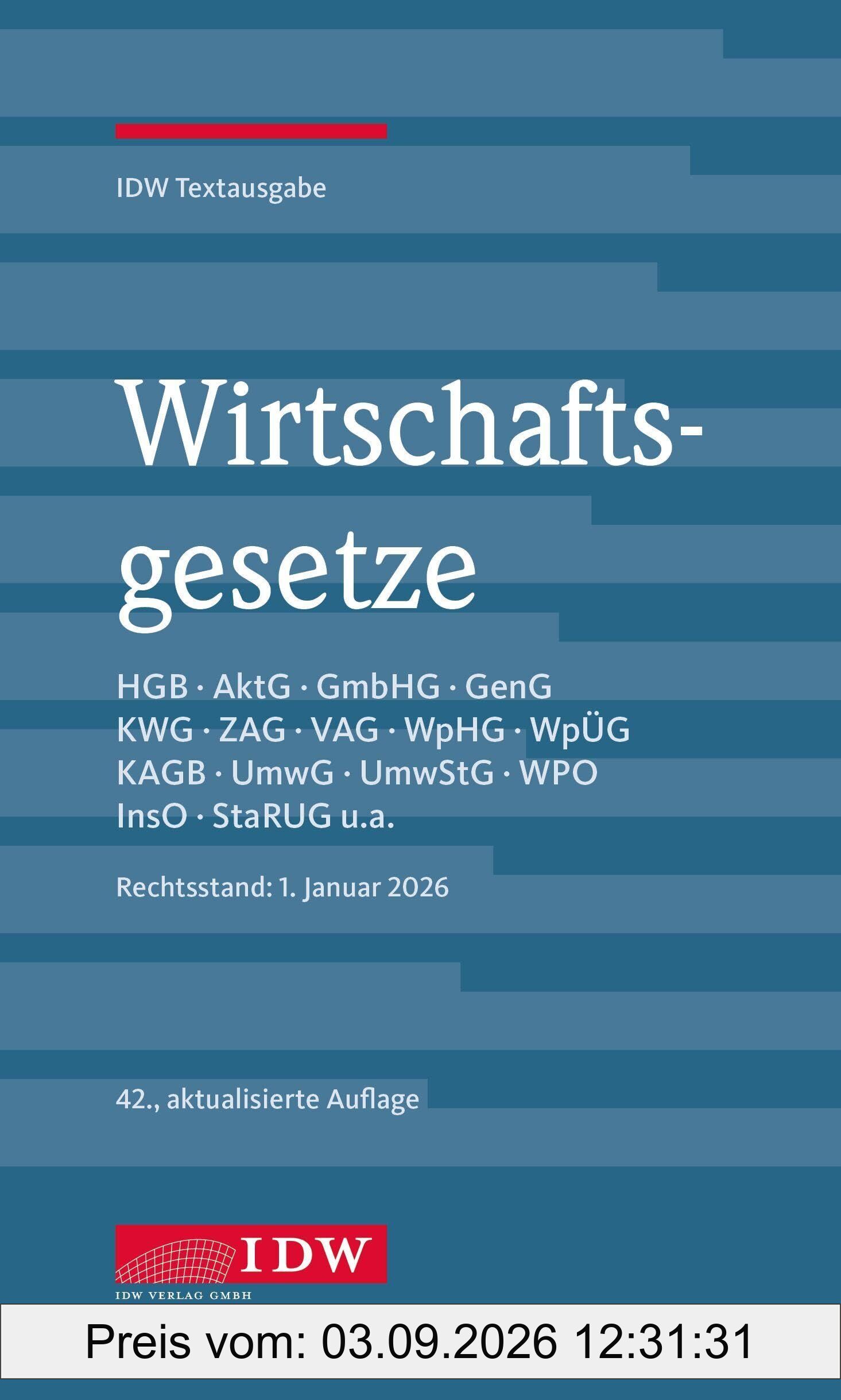 Wirtschaftsgesetze 2025