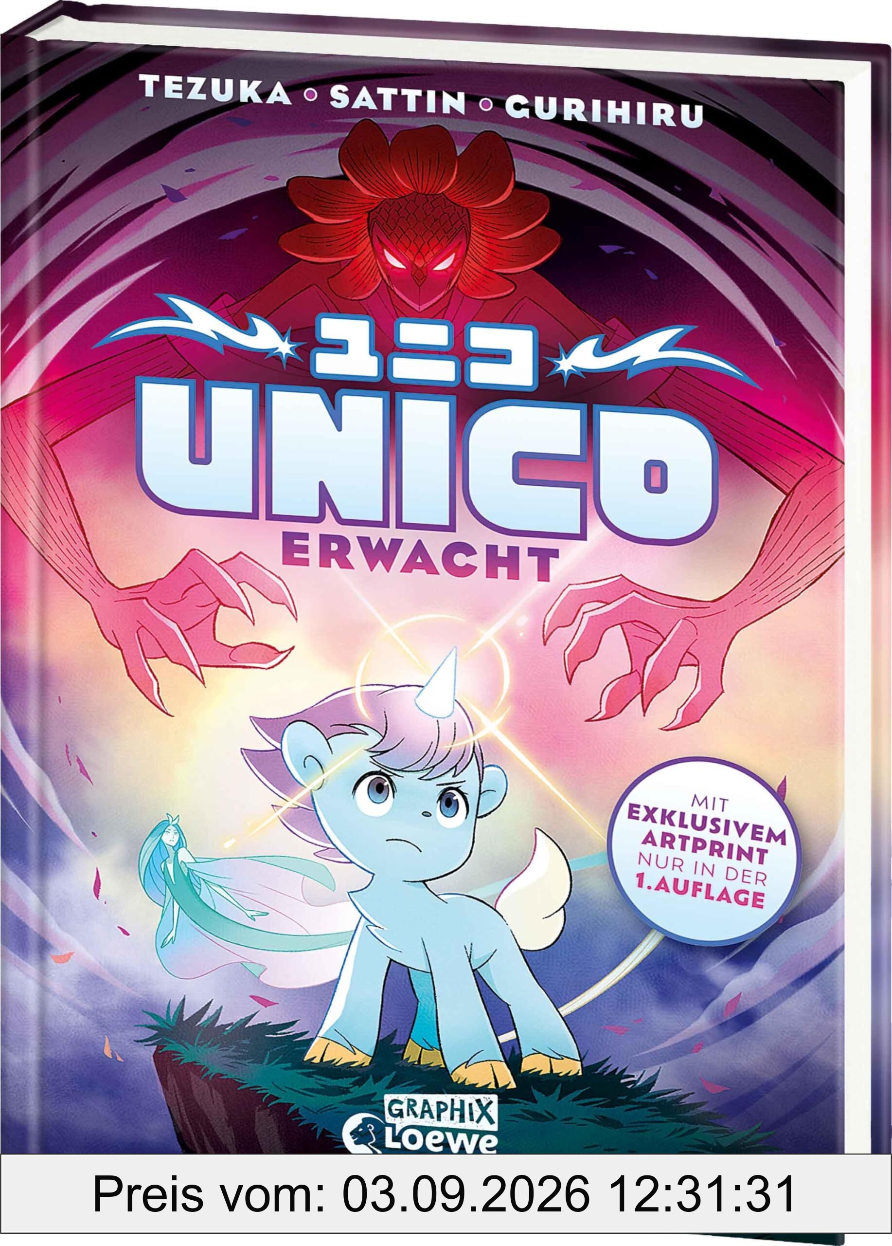 Unico erwacht (Band 1): Eine einzigartige Reise voller fantastischer Abenteuer, Magie und Freundschaft - Der Manga-Klassiker neu erzählt für Kinder ab 8 Jahren