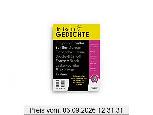 dreizehn +13 Gedichte