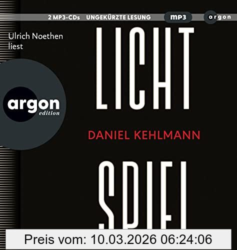 Daniel Kehlmann Lichtspiel, Roman