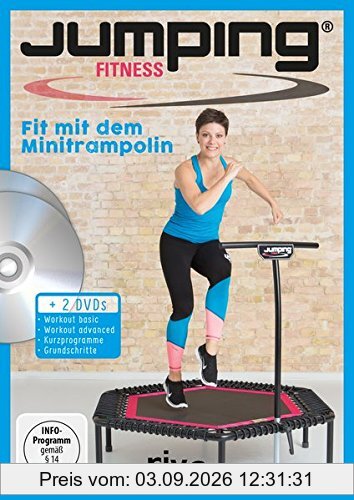 Jumping Fitness – basic & advanced: Fit mit dem Minitrampolin Mit 2 DVDs