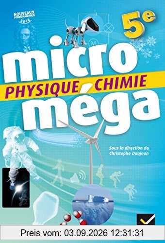 Physique chimie 5e : nouveaux programmes 2016