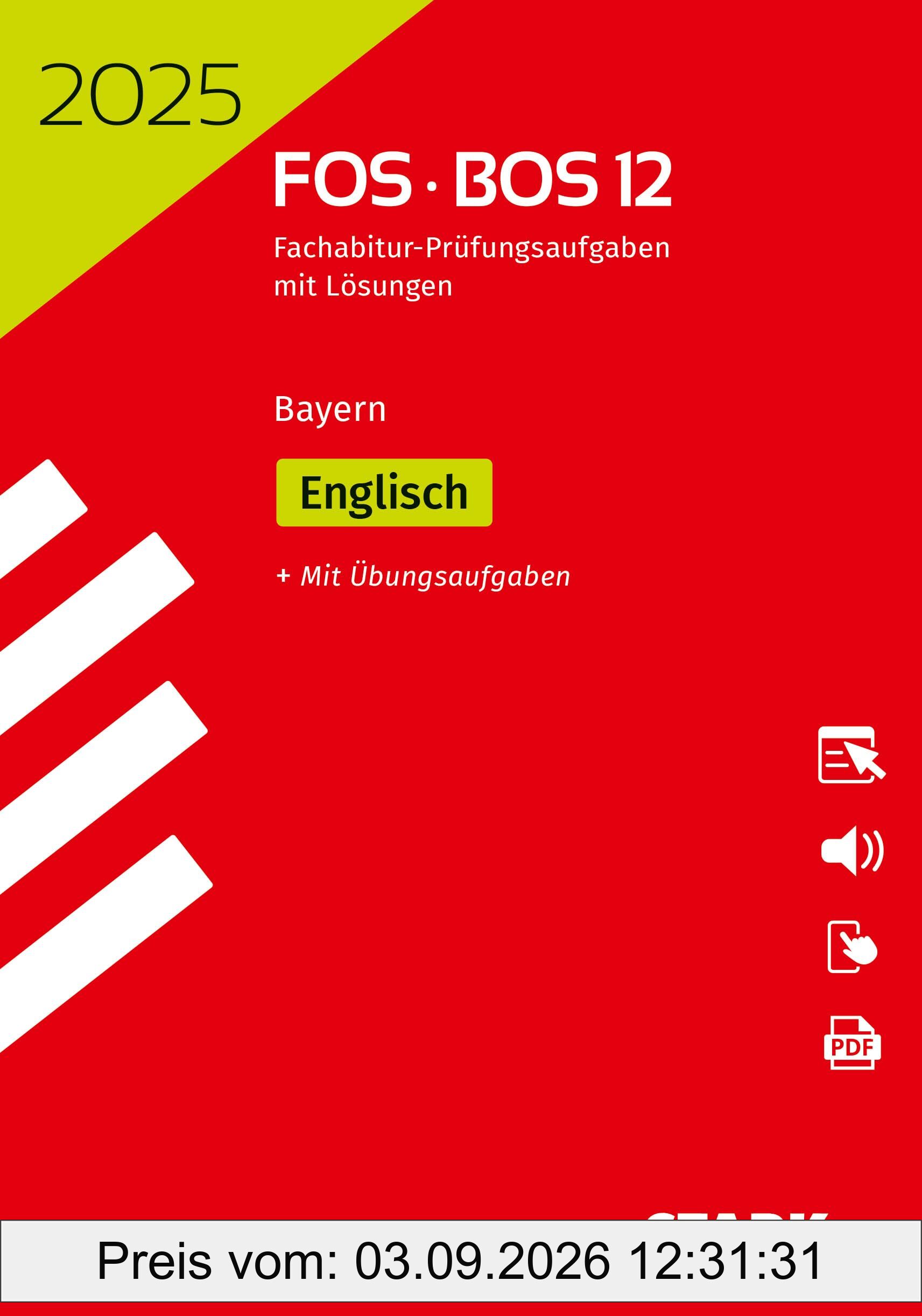 STARK Abiturprüfung FOS/BOS Bayern 2025 - Englisch 12. Klasse