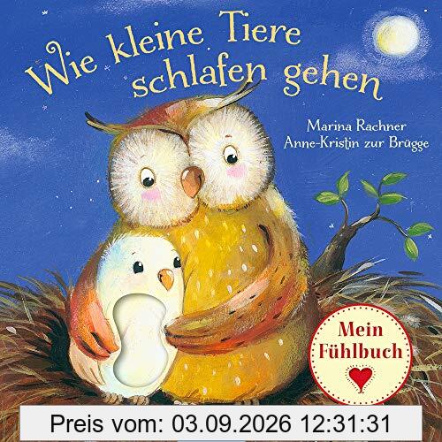 Wie kleine Tiere schlafen gehen: Mein Fühlbuch