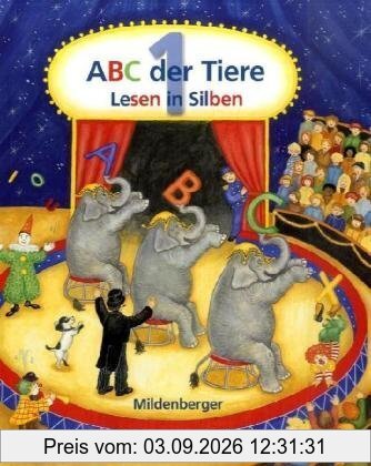 ABC der Tiere. Lesen in Silben. Leselehrgang in Druckschrift. (Lernmaterialien)