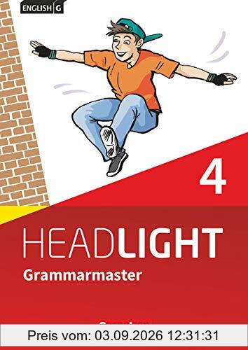 English G Headlight - Allgemeine Ausgabe - Band 4: 8. Schuljahr: Grammarmaster mit Lösungen