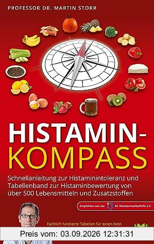 Histamin-Kompass: Schnellanleitung zur Histaminintoleranz und Tabellenband zur Bewertung von über 500 Lebensmitteln und Zusatzstoffen