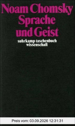 Sprache und Geist (suhrkamp taschenbuch wissenschaft)