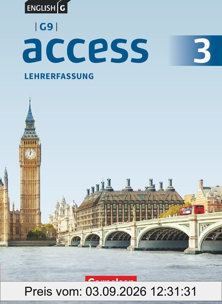 Access|NULL|G9 - Ausgabe 2019|Band 3: 7. Schuljahr|NULL|NULL|Schulbuch - Lehrkräftefassung|Kartoniert