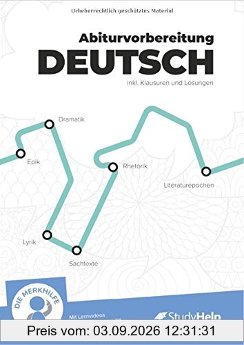 Lernheft Abiturvorbereitung Deutsch: StudyHelp und DIE MERKHILFE