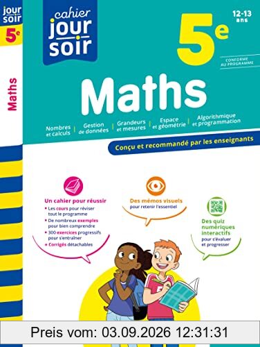 Maths 5e, 12-13 ans : conforme au programme