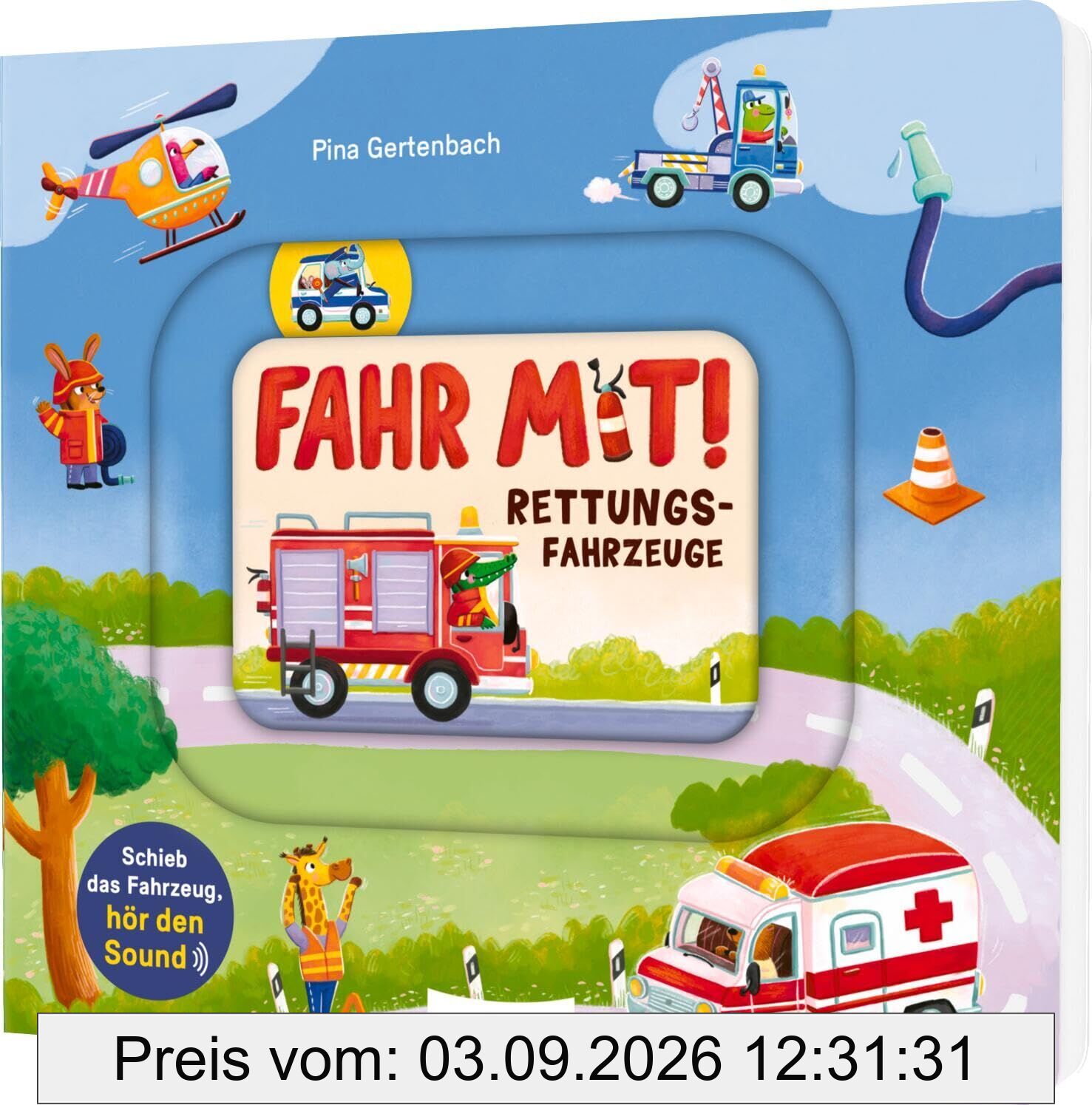 Meine Schiebebahn-Pappe: Fahr mit: Rettungsfahrzeuge