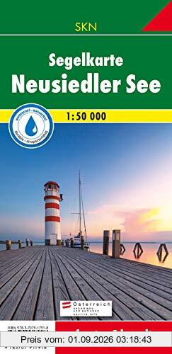Neusiedler See, Segelkarte 1:50.000: Mit nautischen Infos (freytag & berndt Wander-Rad-Freizeitkarten)