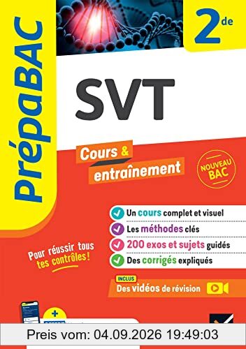SVT 2de : nouveau bac