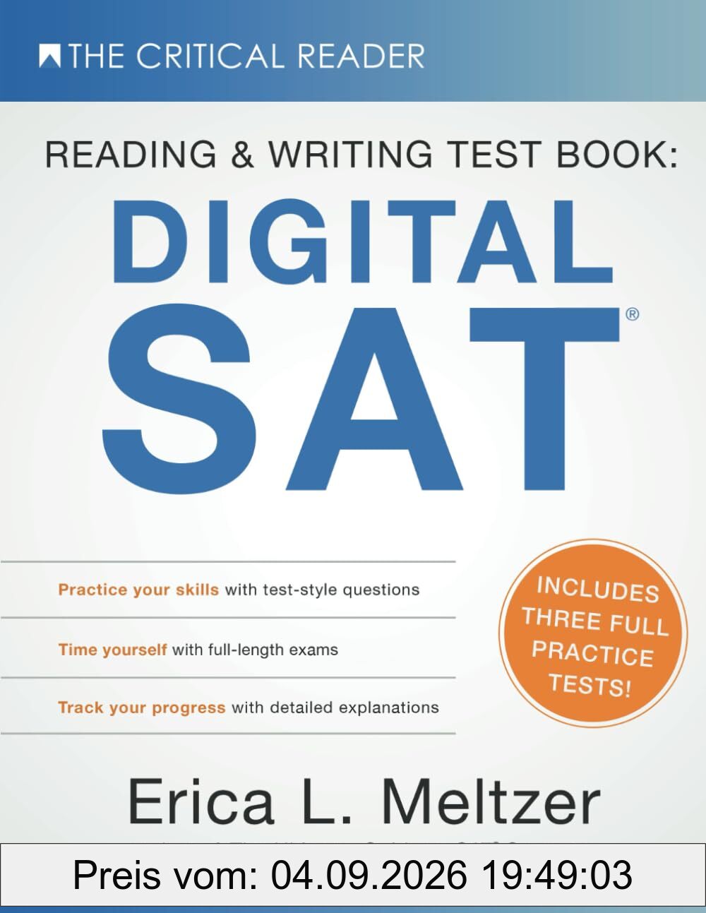 Reading & Writing Test Book: Digital SAT®: Digital SAT(R)