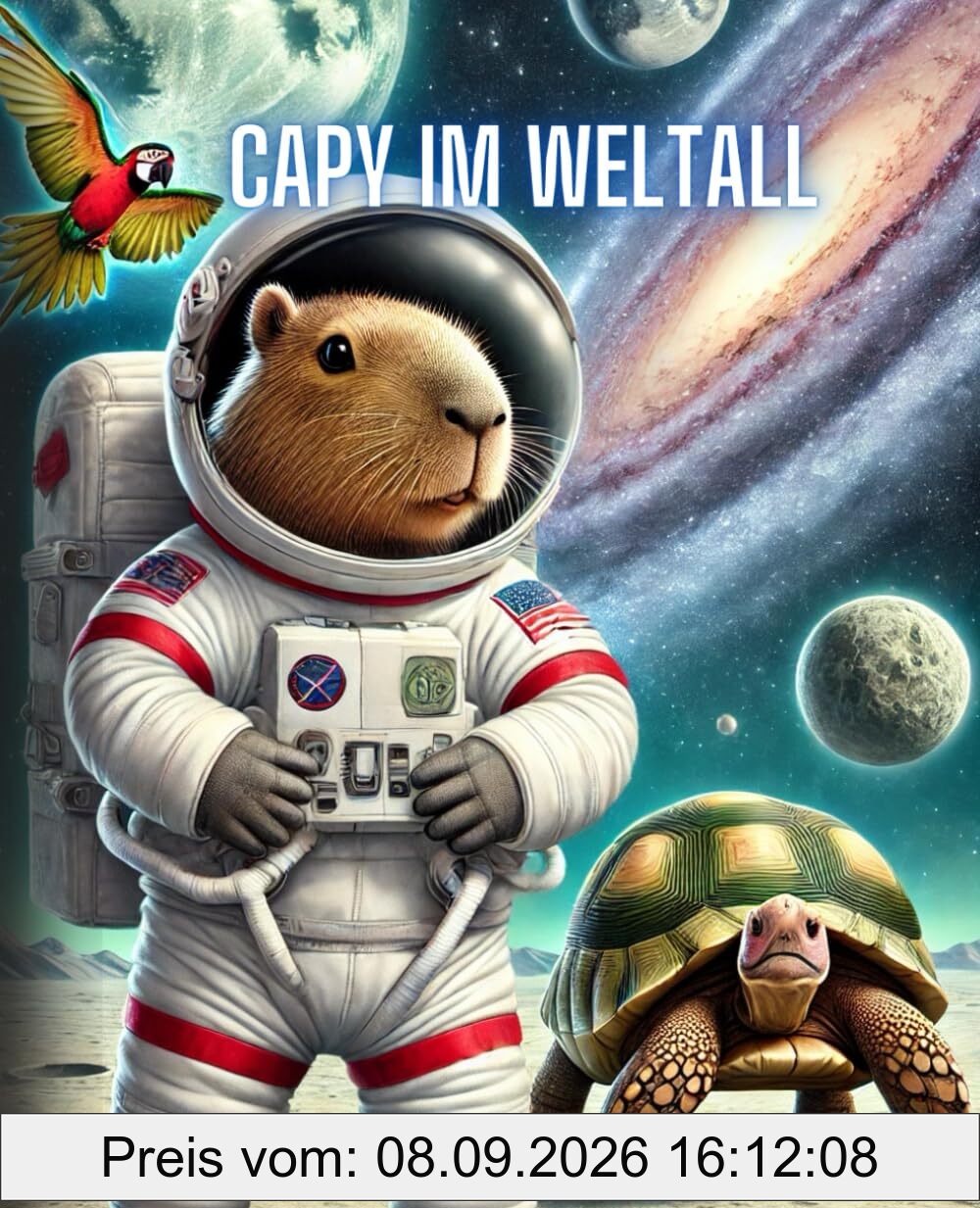 Capybara: Capy im Weltall - Eine Reise zu den Sternen, Planeten und schwarzen Löchern - Lehrbuch über das Universum/Weltraum für Kinder ab 5 Jahren (Capys Abenteuerreisen)