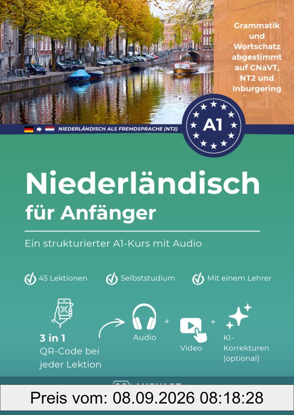 Niederländisch für Anfänger - Ein strukturierter A1-Kurs mit Audio