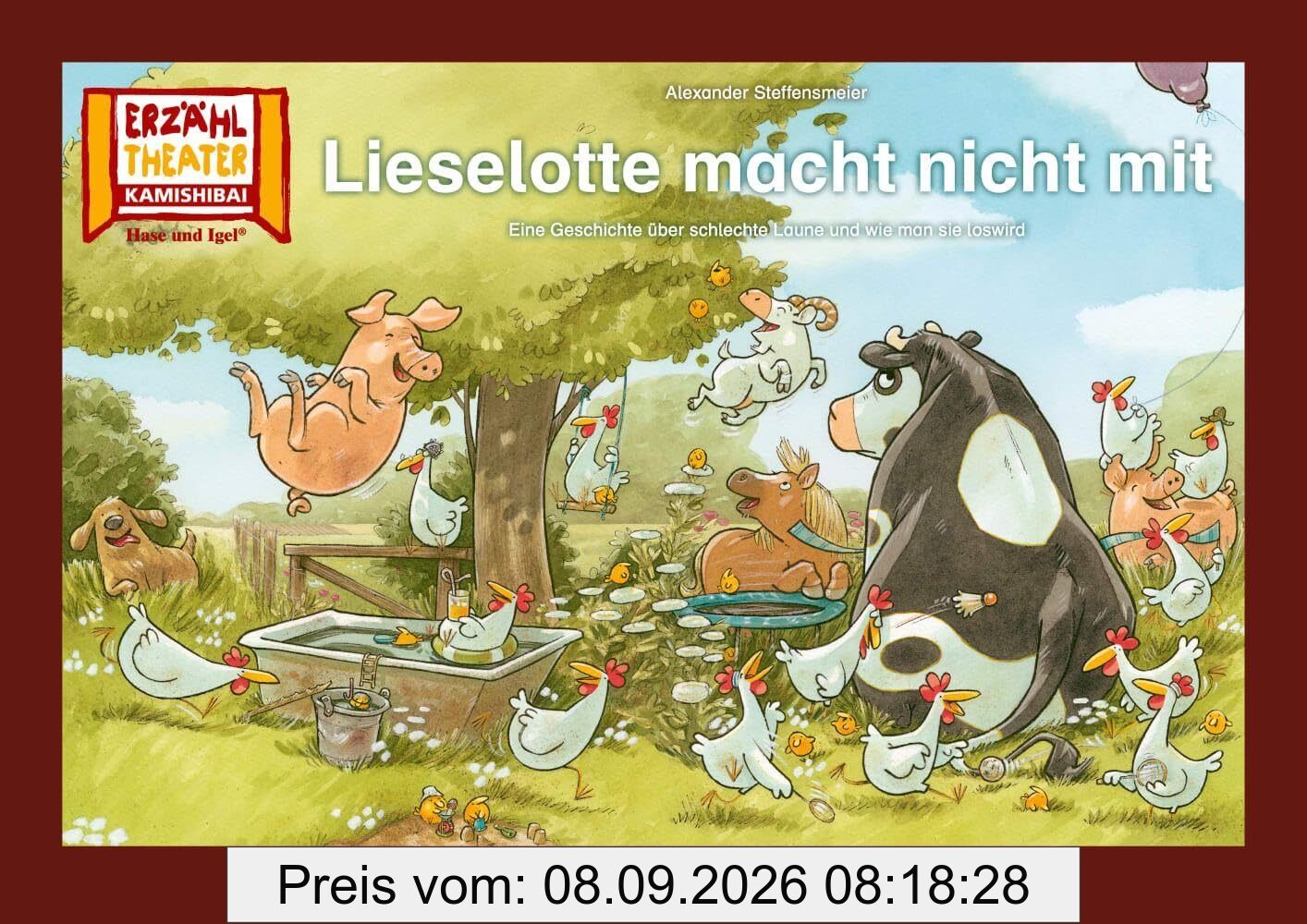 Lieselotte macht nicht mit / Kamishibai Bildkarten: 12 Bildkarten für das Erzähltheater