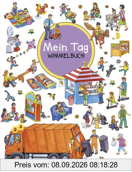 Mein Tag Wimmelbuch Pocket: Die praktische Pocket Ausgabe für unterwegs