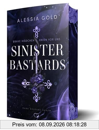 Sinister Bastards: Böse Mädchen knien vor uns (Dark Reverse Harem) - Mit Farbschnitt in limitierter Auflage (Sinister Crown)