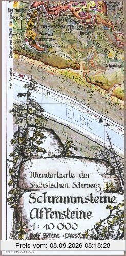 Schrammsteine·Affensteine 1 : 10 000