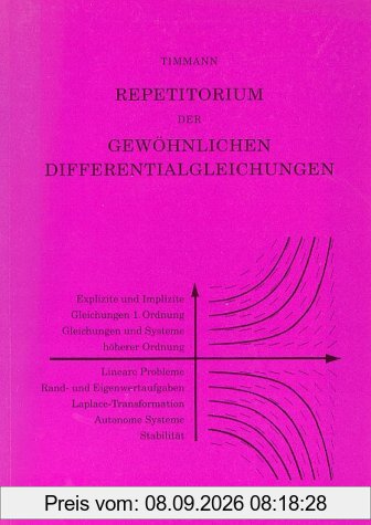 Repetitorium der Gewöhnlichen Differentialgleichungen