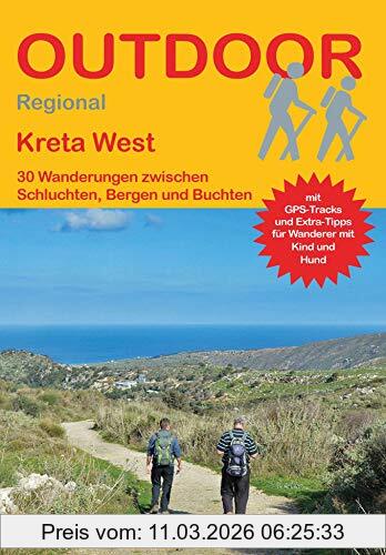 Berend Wolffenbuttel Kreta West, 30 Wanderungen Zwischen Schluchten, Bergen Und Buchten (Outdoor Regional)