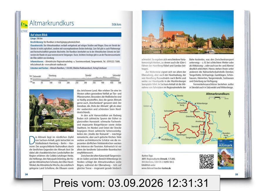 BVA ADFC-Ratgeber 260 Radfernwege in Deutschland