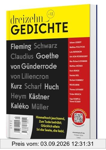dreizehn +13 Gedichte