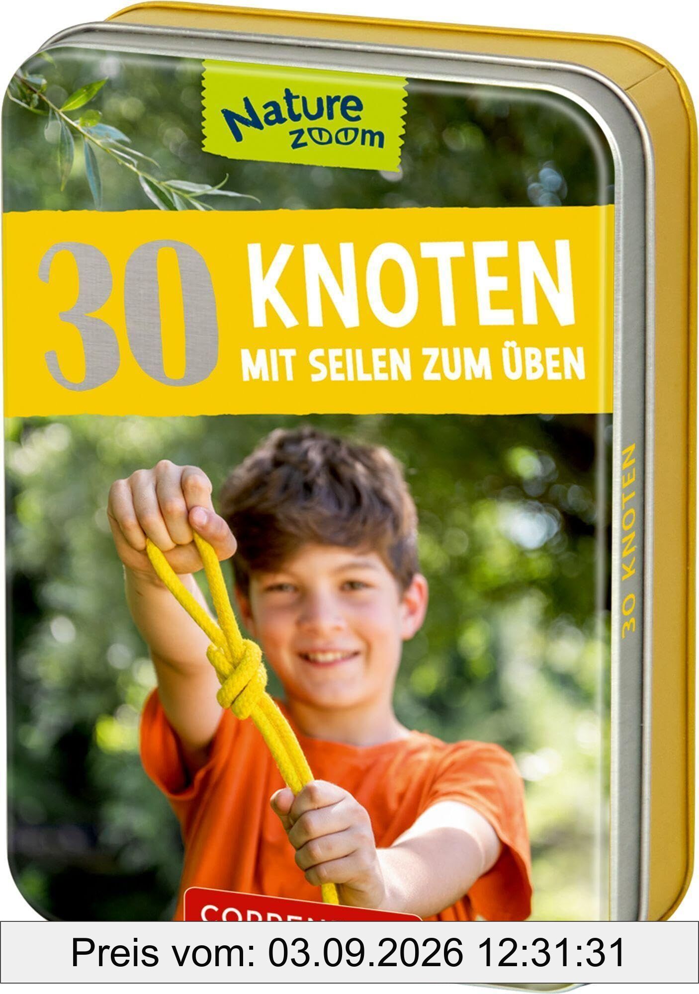 30 Knoten mit Seilen zum Üben