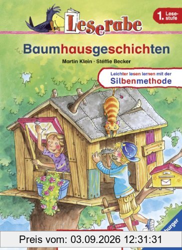 Leserabe 15. Lesestufe 1. Baumhausgeschichten