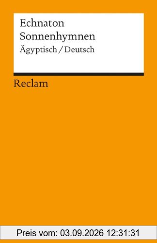 Sonnenhymnen: Ägypt. /Dt.