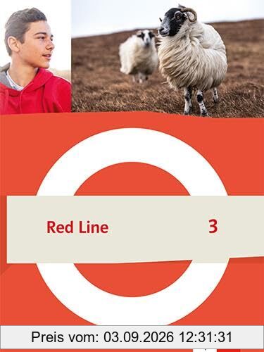 Red Line 3: Schulbuch (flexibler Einband) Klasse 7 (Red Line. Ausgabe ab 2022)