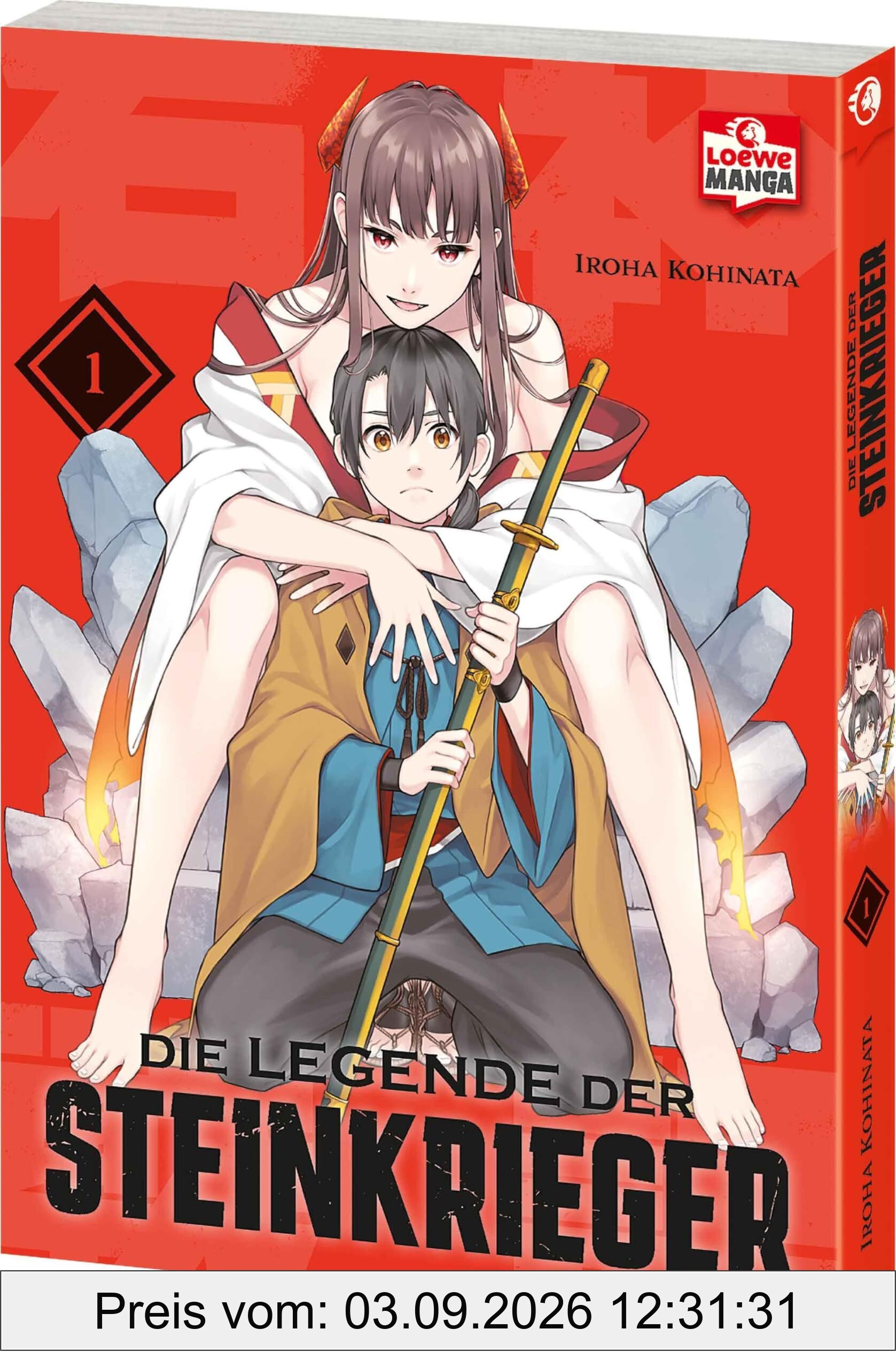 Die Legende der Steinkrieger 01: Fesselndes Fantasy-Epos über Verrat, Macht und eine sagenumwobene Kriegerin aus Stein - Actiongeladener Manga in historischem Setting