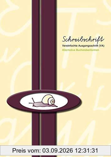 Schreibschrift (VA) - alternative Buchstabenformen