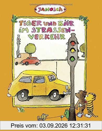 Tiger und Bär im Straßenverkehr